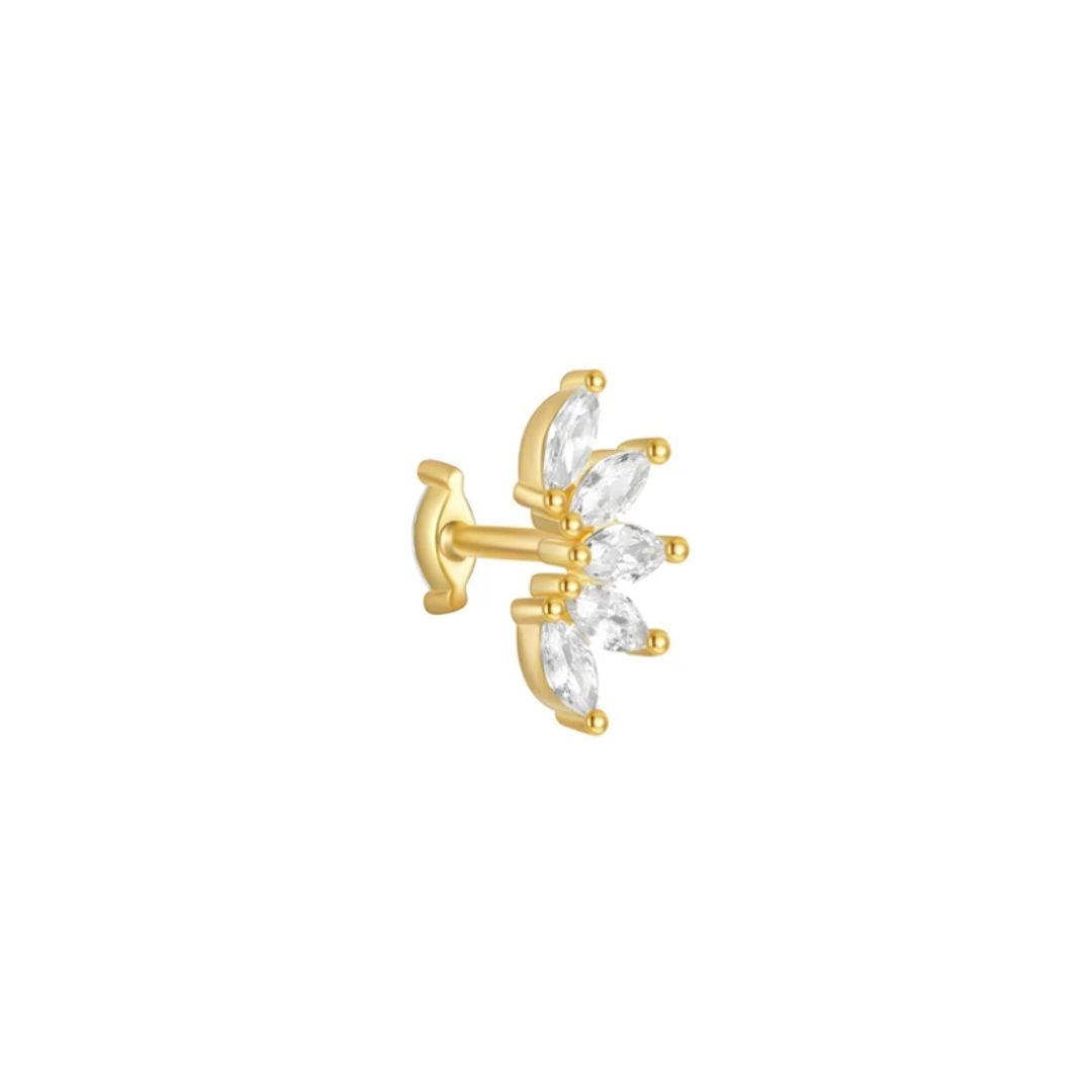 Double Sided Crystal Stud