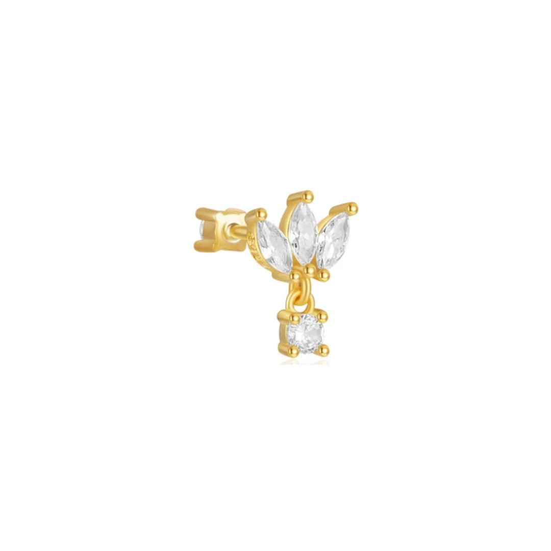 Double sided Lotus Stud