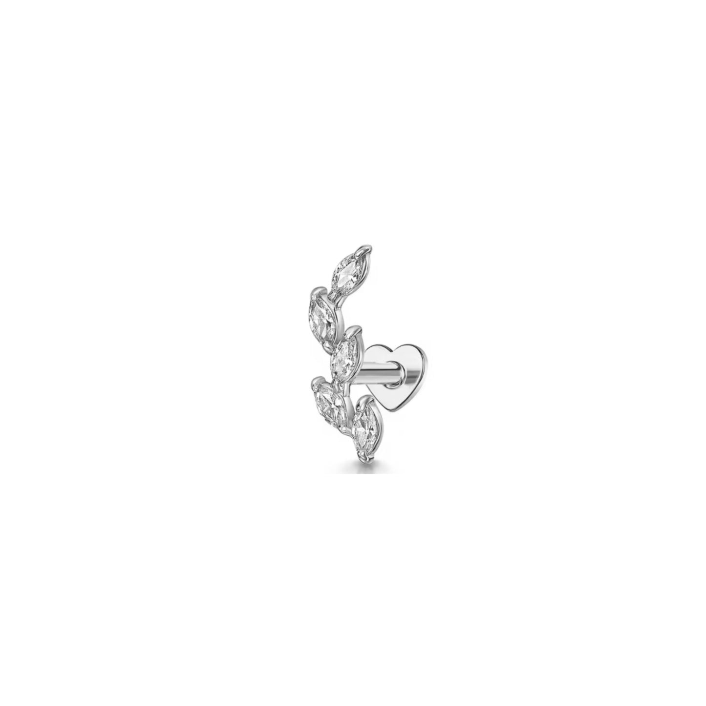 Leaf Vine Double Sided Stud