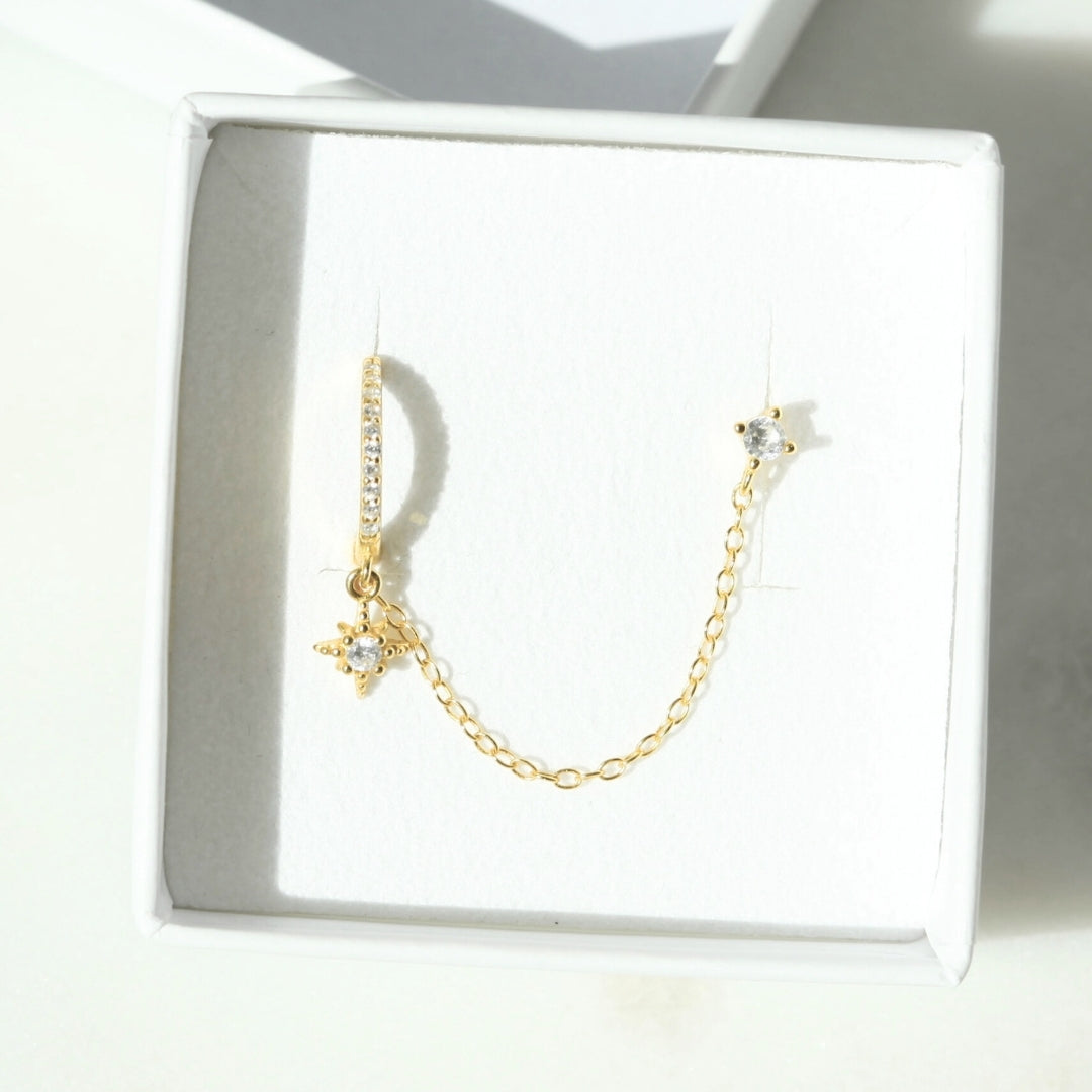 North Star Chain Stud