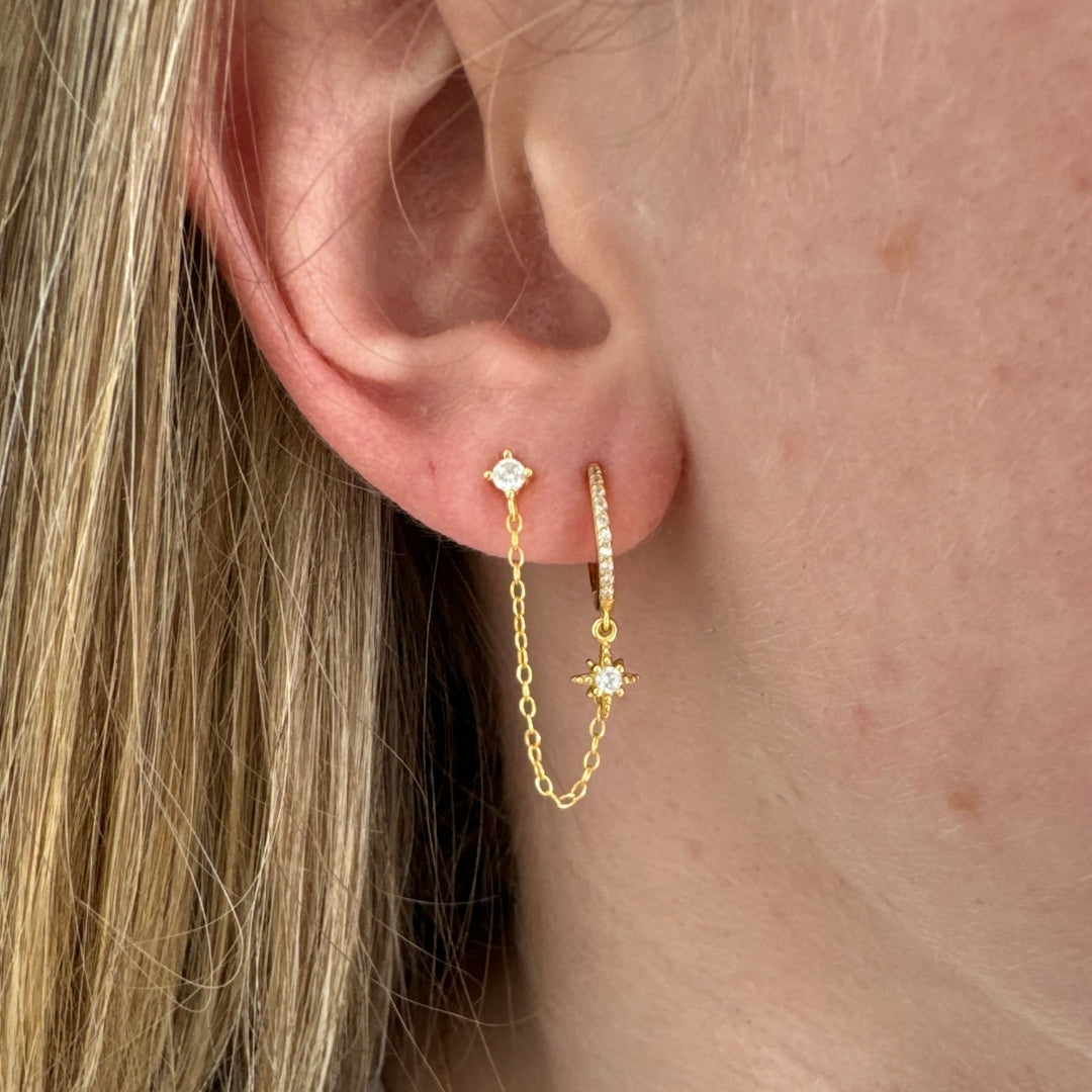 North Star Chain Stud