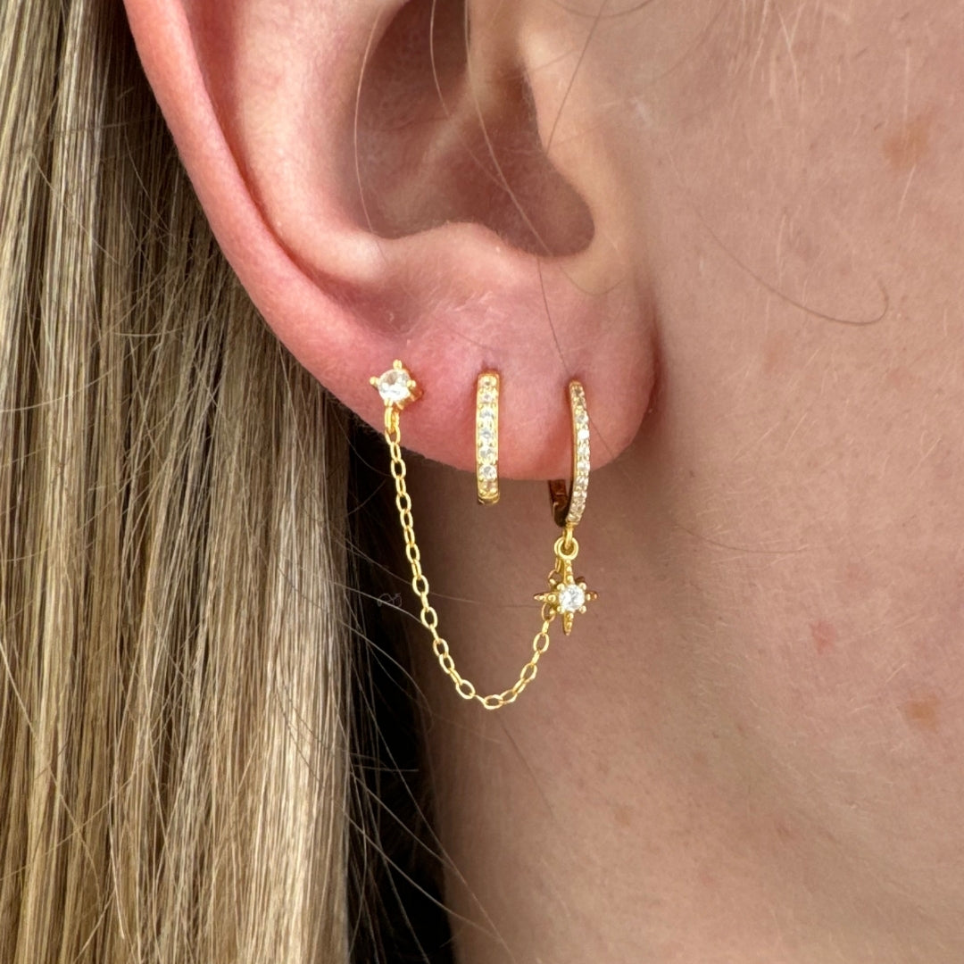 North Star Chain Stud