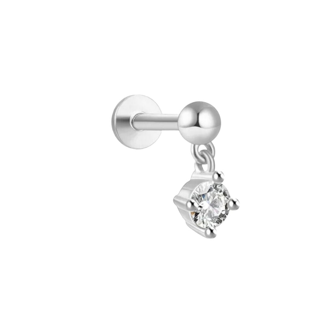 Libby Drop Flat Back Stud