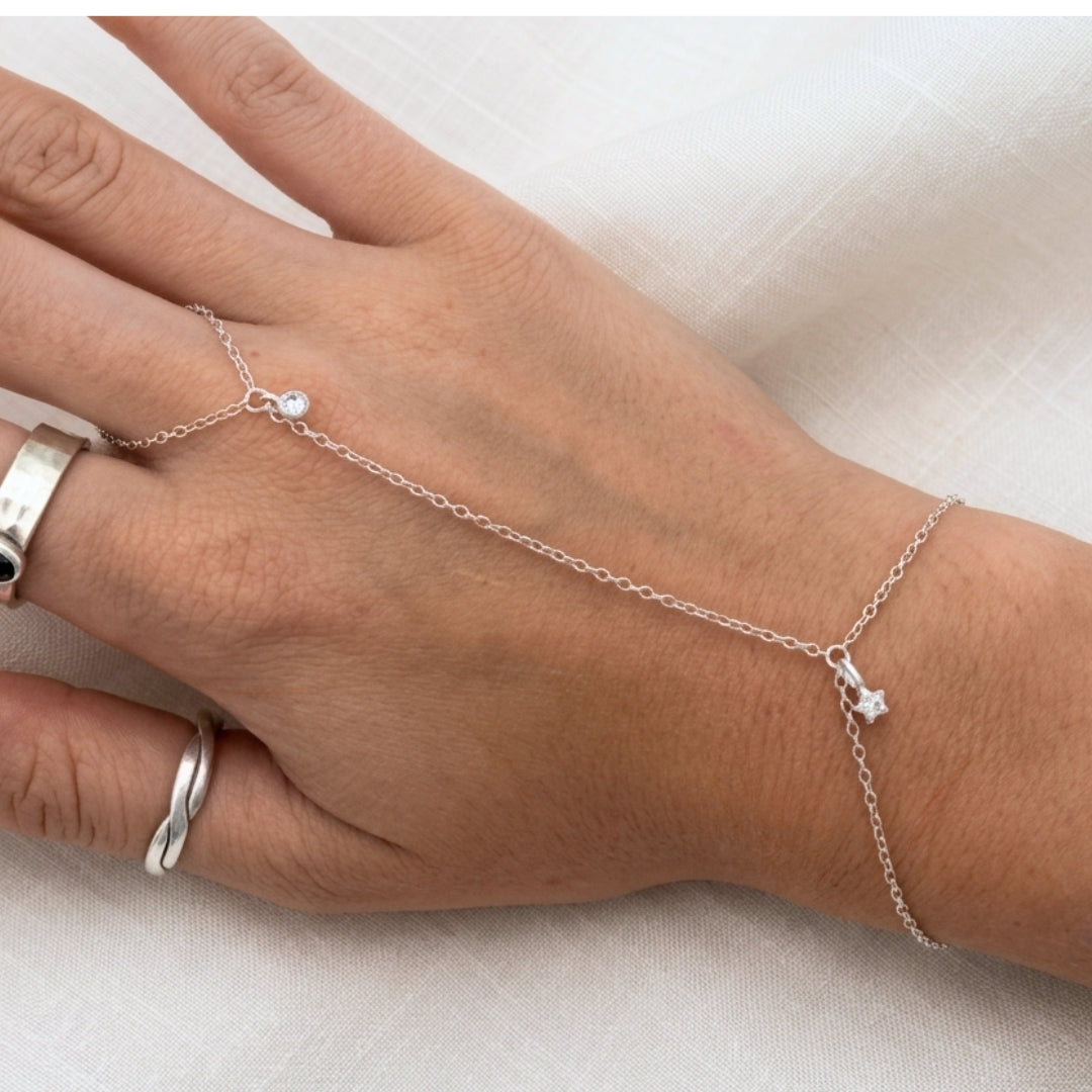 Sterling Silver Hand Chains