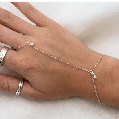 Sterling Silver Hand Chains