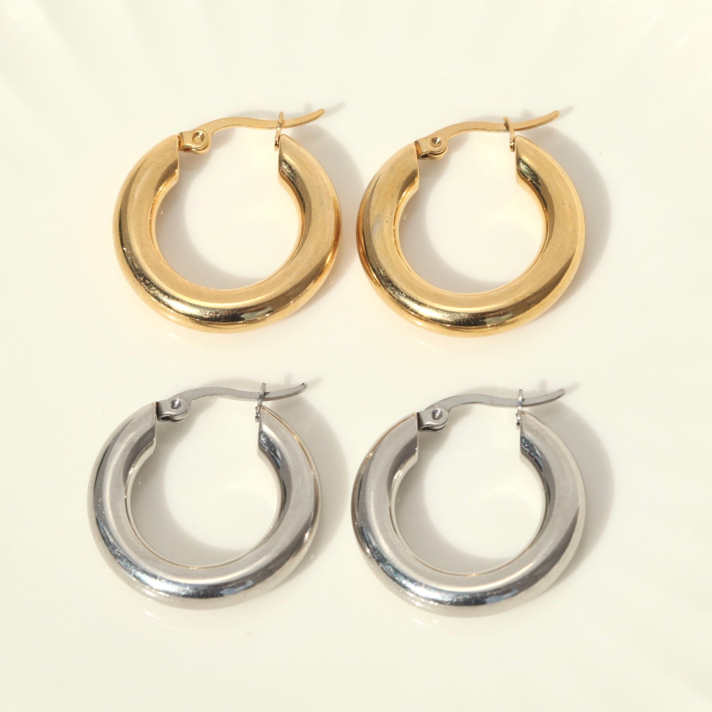 Chunky 25mm Statement Hoops