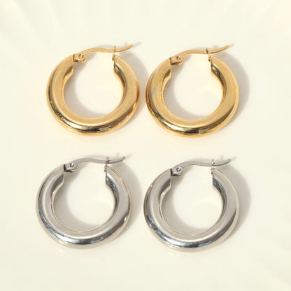 Chunky 25mm Statement Hoops