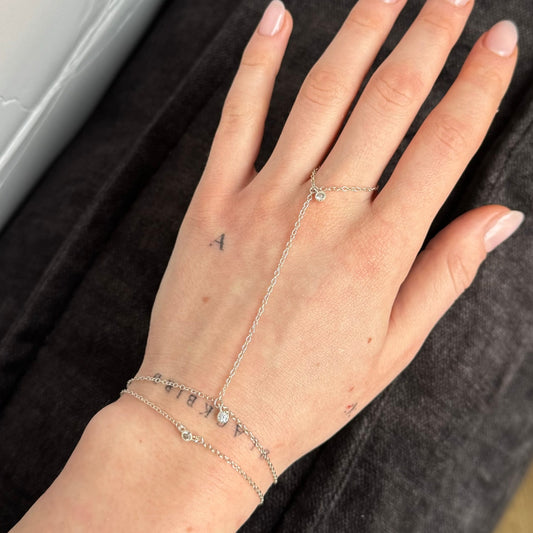 Amelia Hand Chain & Bracelet Set