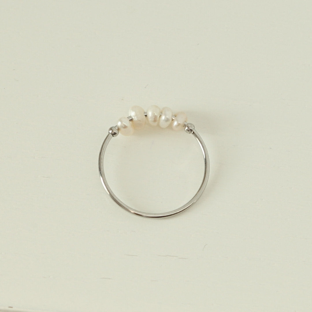 Silver Fresh Water Pearl Ring