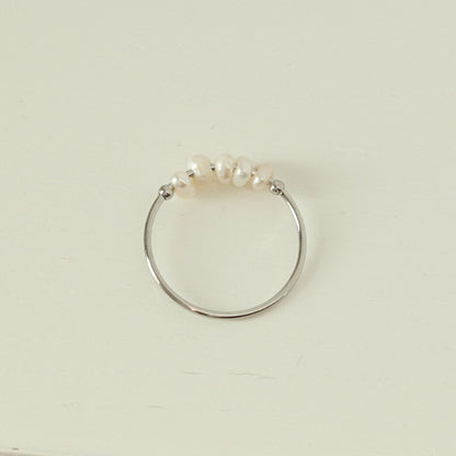 Silver Fresh Water Pearl Ring