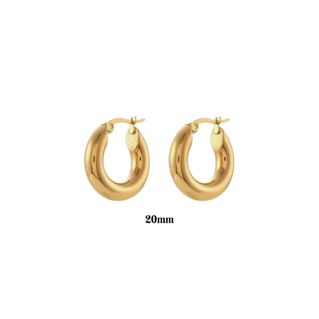 Chunky 20mm Statement Hoops