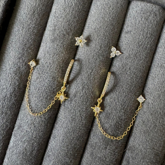 Lightning & Star Ear Stacking Bundle