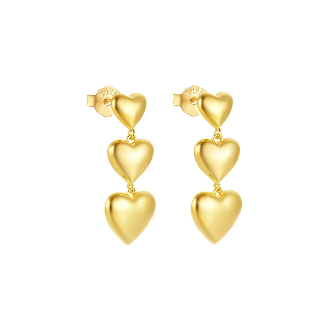 Francesca Heart Studs