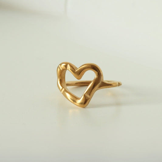 Hollow Heart Ring