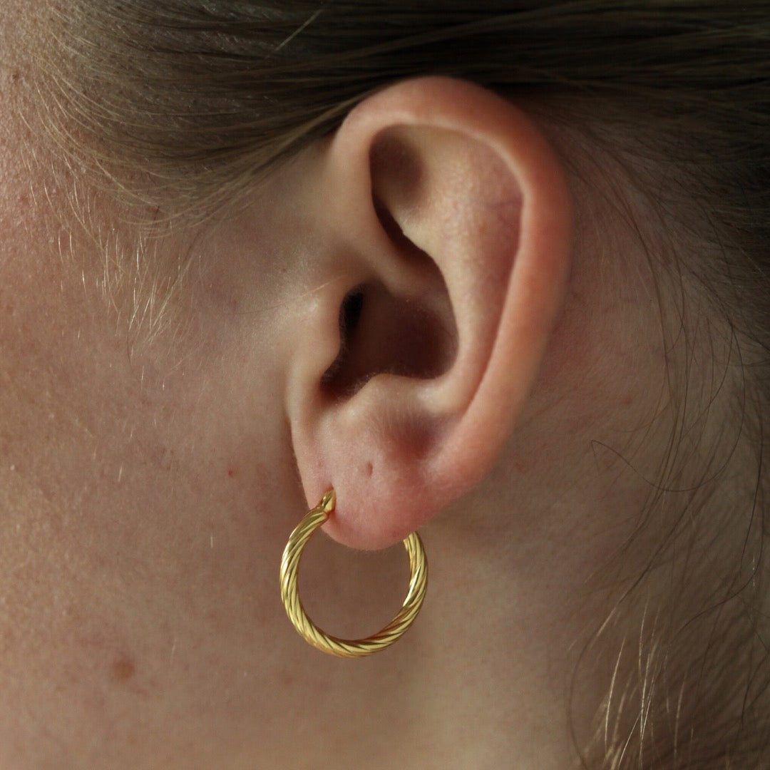 Eva Twist Hoops