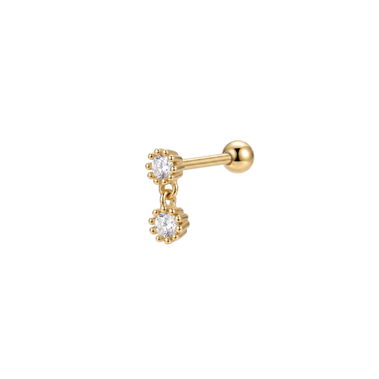 Round Hanging Crystal Barbell
