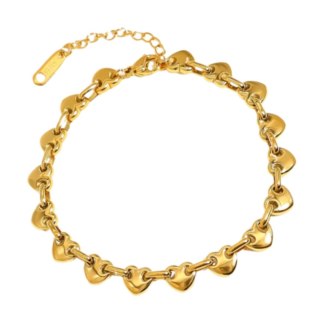 Heart Chain Bracelet