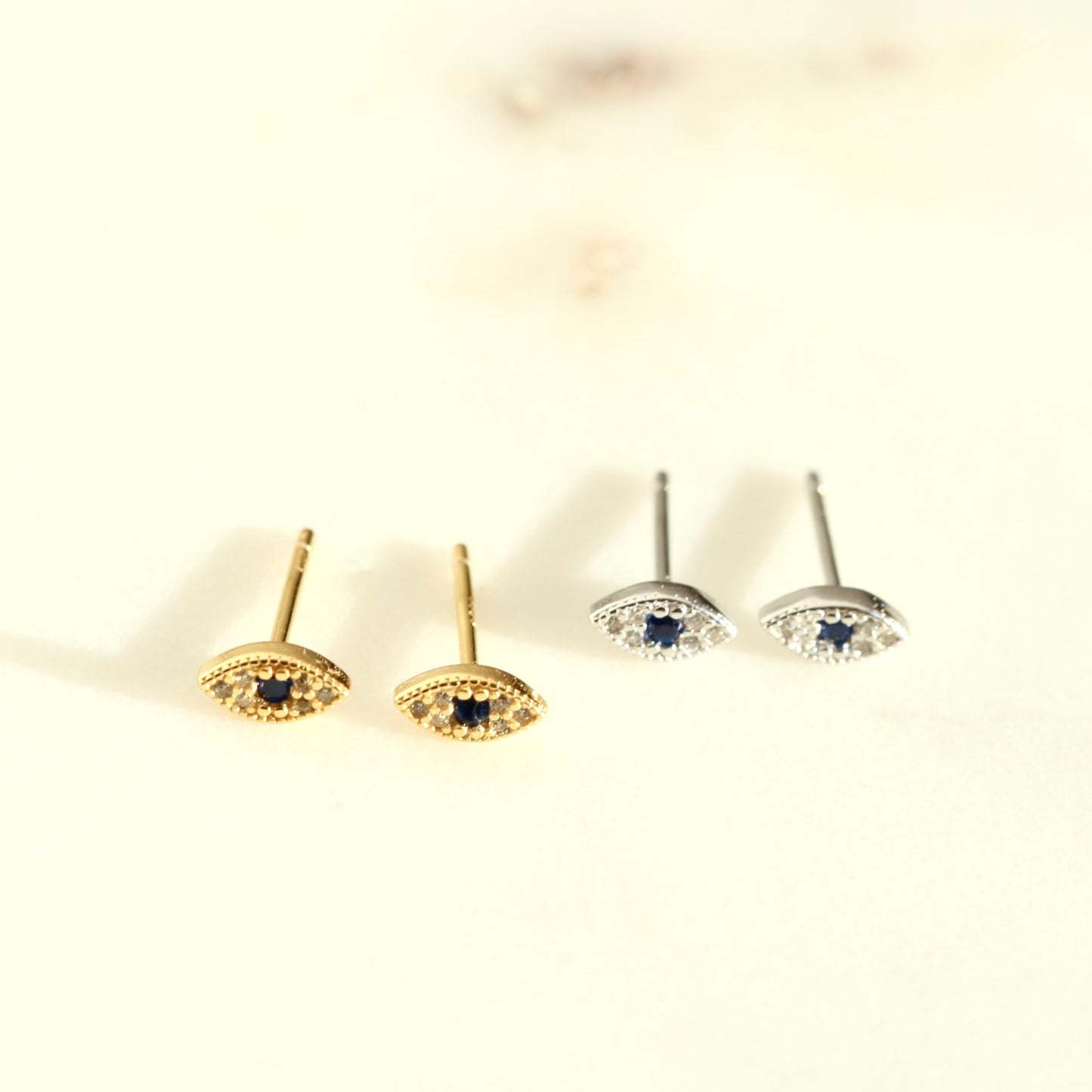 Navy Eye Studs