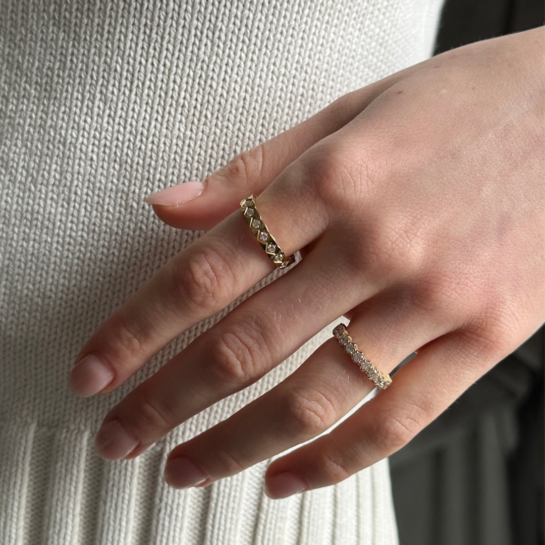 Pave Stacking Ring