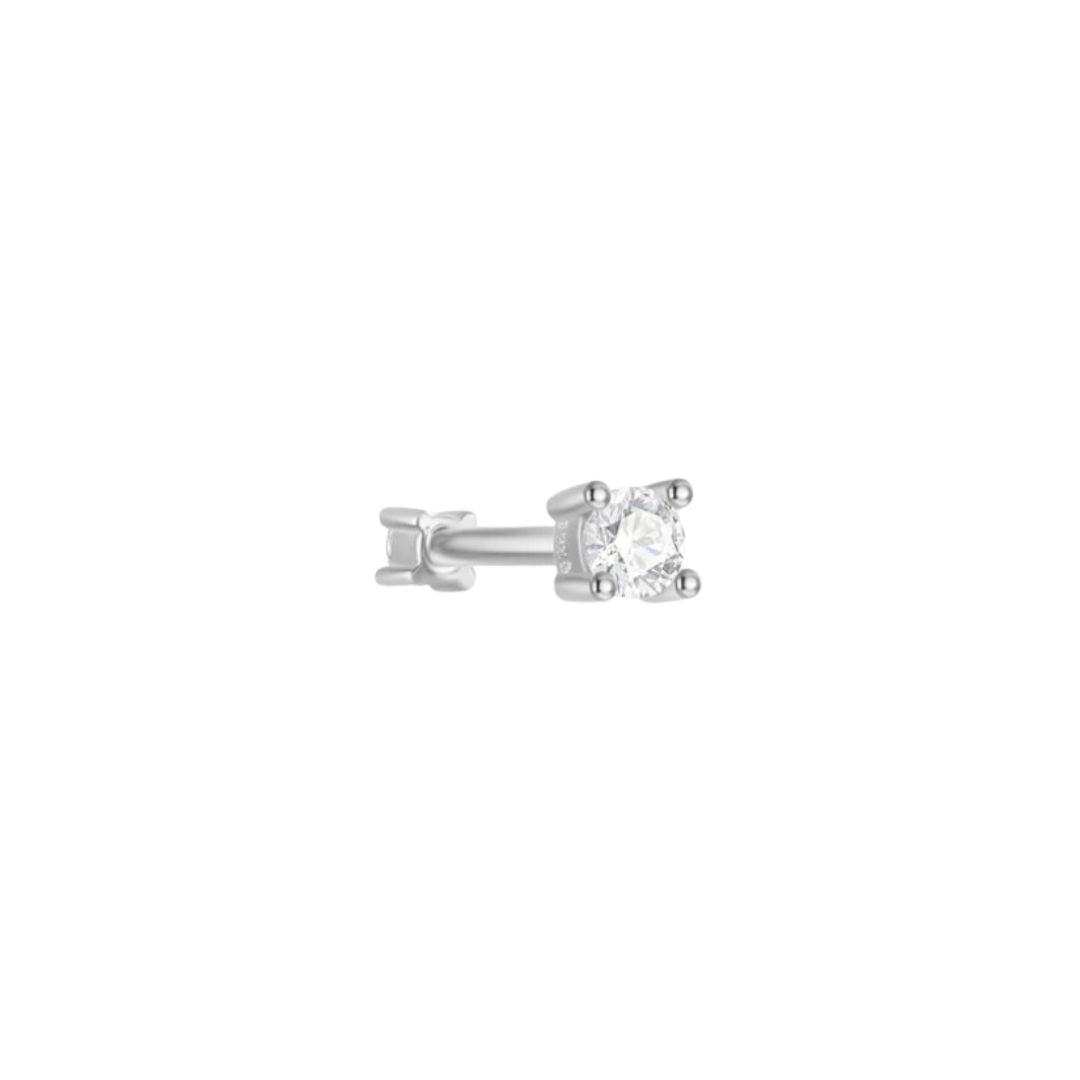 Double sided Cubic Zirconia Labret Stud