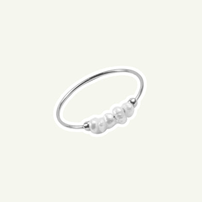 Silver Fresh Water Pearl Ring