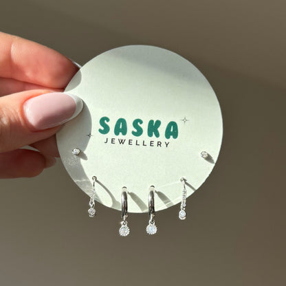 Dainty Crystal Earring Bundle