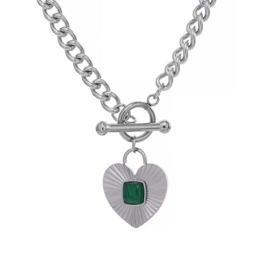 Heart Padlock Necklace