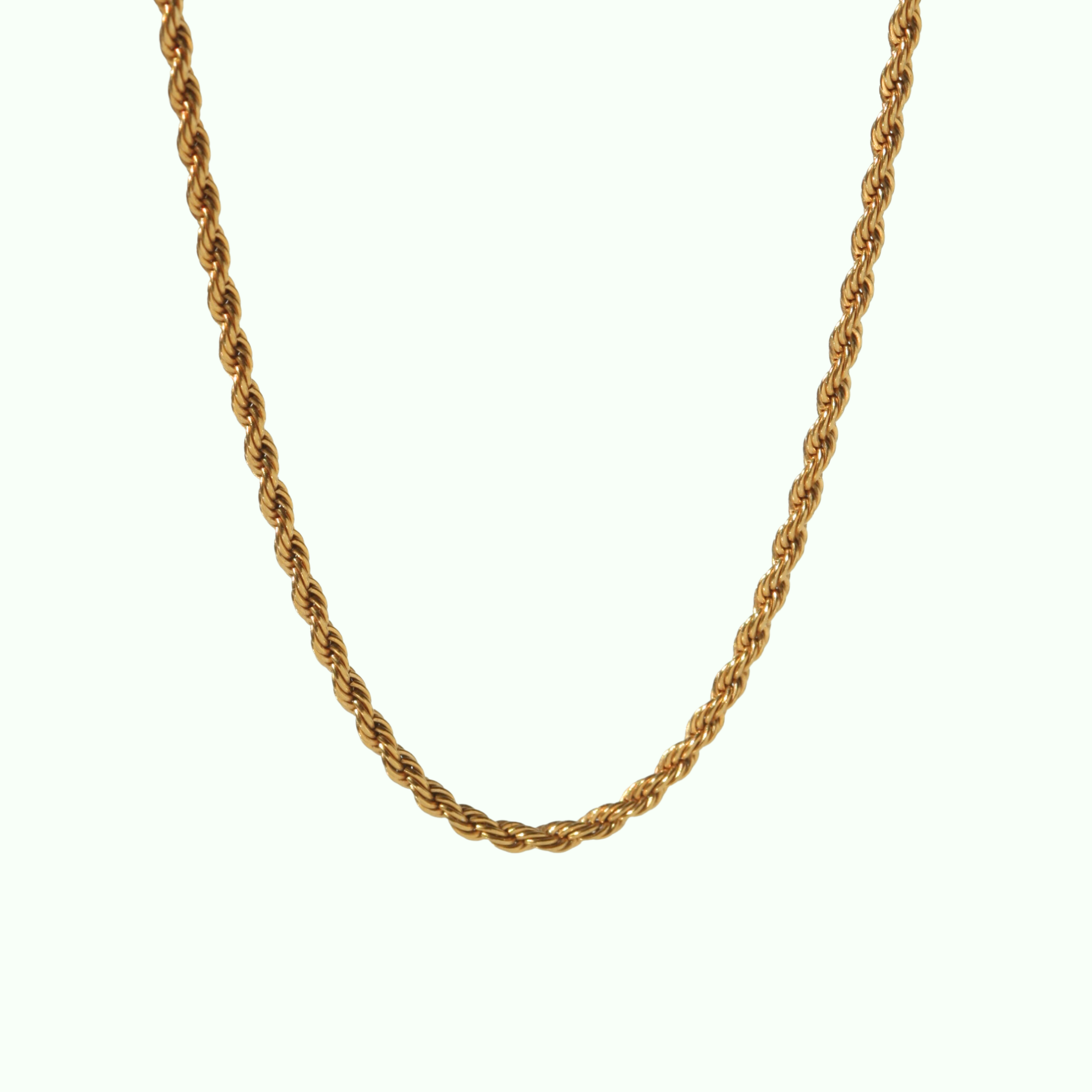 2mm Twisted Rope Chain – Saska Jewellery