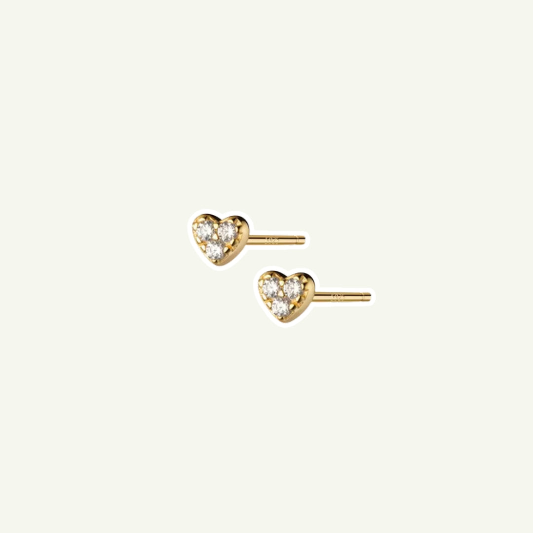 Heart Studs