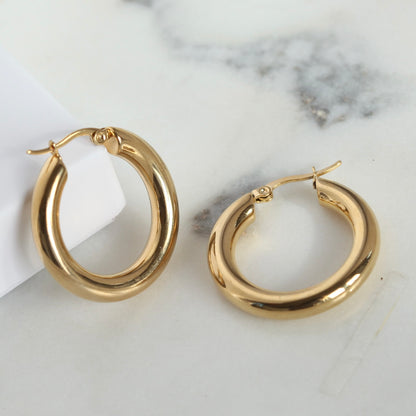 Chunky 30mm Statement Hoops