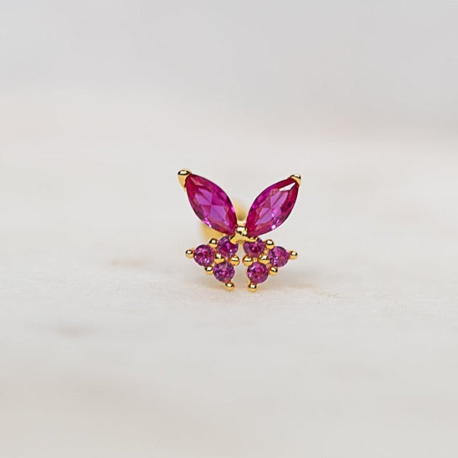 Butterfly Barbell Stud