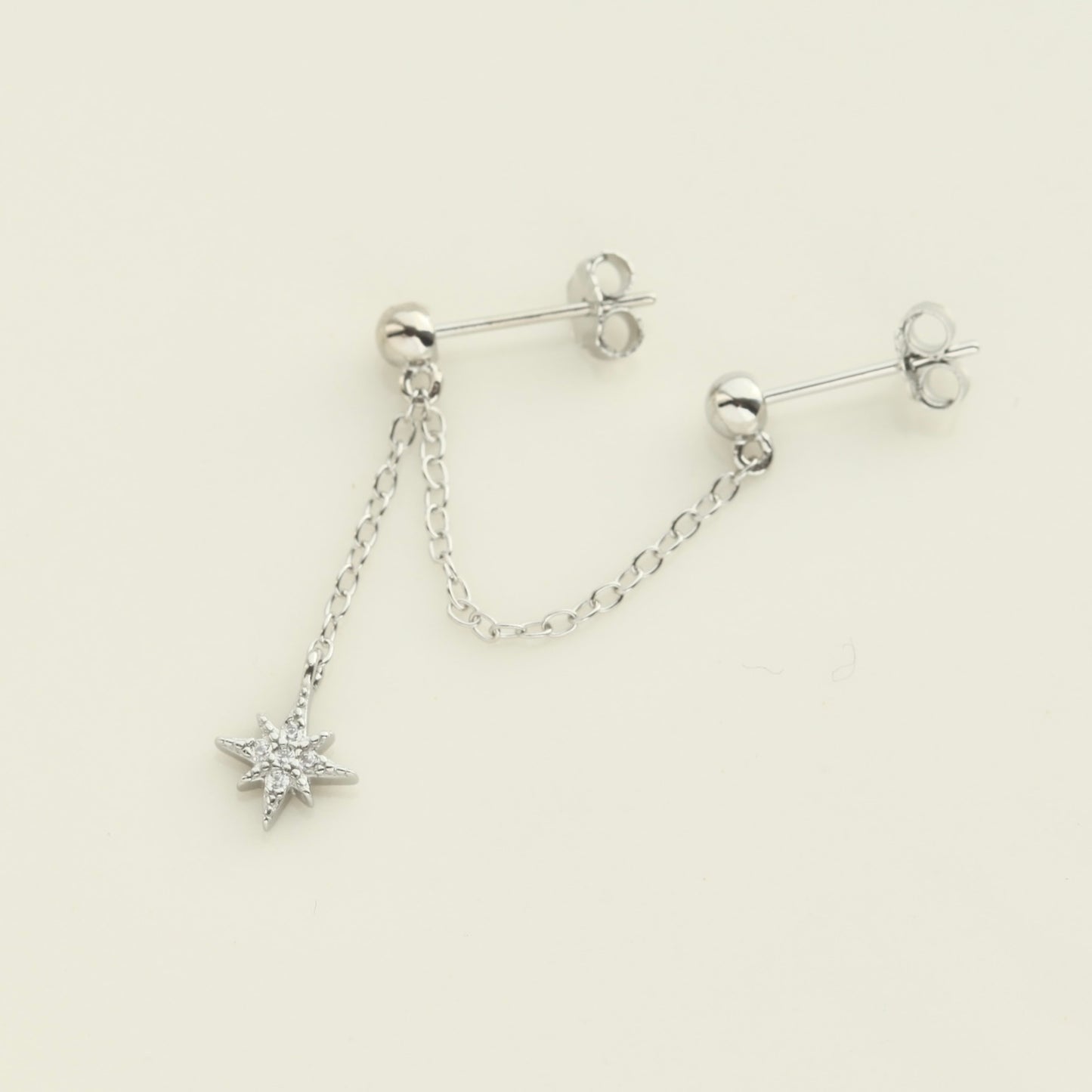 Silver Cosmic Stud Chain